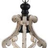 French Wooden Chandelier (Photo 5 of 15)