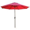 Red Patio Umbrellas (Photo 10 of 15)