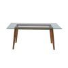 Rectangular Glass Top Dining Tables (Photo 12 of 25)