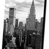 Black And White New York Canvas Wall Art (Photo 6 of 15)