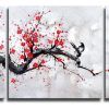 Cherry Blossom Oil Painting Modern Abstract Wall Art (Photo 1 of 15)
