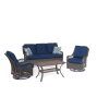 Patio Conversation Sets With Blue Cushions (Photo 6 of 15)