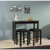 Tappahannock 3 Piece Counter Height Dining Sets (Photo 13 of 25)