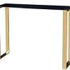 Black Round Glass-Top Console Tables (Photo 6 of 15)