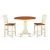 Jaxon 5 Piece Extension Counter Sets With Fabric Stools (Photo 17 of 25)