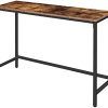Rustic Espresso Wood Console Tables (Photo 1 of 15)