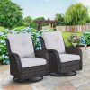 Rocking Chairs Wicker Patio Furniture Set (Photo 1 of 15)
