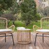 3-Piece Outdoor Boho Wicker Chat Set (Photo 12 of 15)