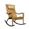 Wicker Rocking Chair With Magazine Holder (Photo 15 of 15)