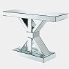 Chrome And Glass Modern Console Tables (Photo 8 of 15)