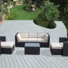 Patio Sectional Conversation Sets (Photo 7 of 15)