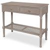 Gray Driftwood And Metal Console Tables (Photo 14 of 15)
