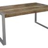Iron Wood Dining Tables With Metal Legs (Photo 10 of 25)