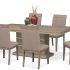Gavin 6 Piece Dining Sets with Clint Side Chairs