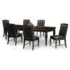 Craftsman 9 Piece Extension Dining Sets With Uph Side Chairs (Photo 21 of 25)