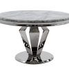Long Dining Tables With Polished Black Stainless Steel Base (Photo 11 of 25)