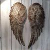 Angel Wings Sculpture Plaque Wall Art (Photo 13 of 15)
