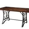 Antique Black Wood Kitchen Dining Tables (Photo 11 of 25)