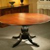 Antique Black Wood Kitchen Dining Tables (Photo 14 of 25)