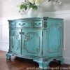 Antique Blue Gold Console Tables (Photo 13 of 15)