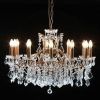 Antique Gild Two-Light Chandeliers (Photo 14 of 15)