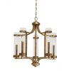 Antique Gild Two-Light Chandeliers (Photo 13 of 15)