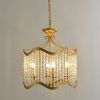 Antique Gold 13-Inch Four-Light Chandeliers (Photo 8 of 15)