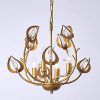 Antique Gold 18-Inch Four-Light Chandeliers (Photo 6 of 15)