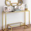 Antique Gold And Glass Console Tables (Photo 2 of 15)