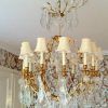 Antique Brass Crystal Chandeliers (Photo 15 of 15)