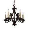 Vintage Wrought Iron Chandelier (Photo 6 of 15)