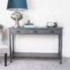 Gray Driftwood Storage Console Tables (Photo 7 of 15)