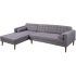 25 Ideas of Element Right-side Chaise Sectional Sofas in Dark Gray Linen and Walnut Legs