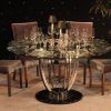 4 Seater Round Wooden Dining Tables With Chrome Legs (Photo 20 of 25)