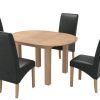 Round Oak Dining Tables And 4 Chairs (Photo 24 of 25)