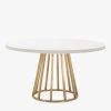 Dining Tables With Brushed Gold Stainless Finish (Photo 10 of 25)