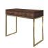 The Best Walnut Wood and Gold Metal Console Tables