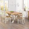 Cream And Wood Dining Tables (Photo 20 of 25)