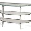 Chrome And Glass Rectangular Console Tables (Photo 15 of 15)