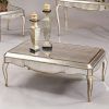 Antiqued Gold Rectangular Console Tables (Photo 15 of 15)