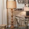 Beeswax Finish Standing Lamps (Photo 1 of 15)