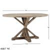 Benchwright Round Pedestal Dining Tables (Photo 16 of 25)