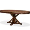 Alfresco Brown Benchwright Pedestal Extending Dining Tables (Photo 1 of 25)