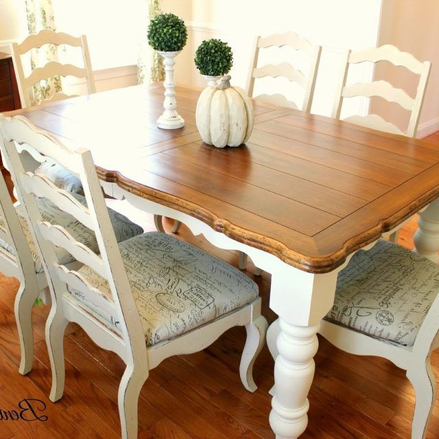 25 Inspirations Ivory Painted Dining Tables