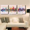 3 Piece Abstract Wall Art (Photo 7 of 15)