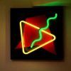 Abstract Neon Wall Art (Photo 1 of 15)