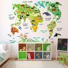Wall Art Stickers World Map (Photo 9 of 15)