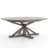 Driftwood White Hart Reclaimed Pedestal Extending Dining Tables (Photo 3 of 25)