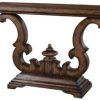 Warm Pecan Console Tables (Photo 14 of 15)