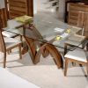 Rectangular Glass Top Dining Tables (Photo 6 of 25)
